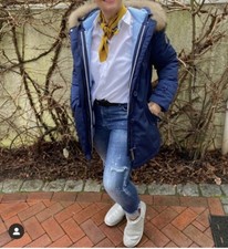 Eleven Elfs Damen Arktic Parka Neuwertig  Gr: XL Echtpelzkaputze