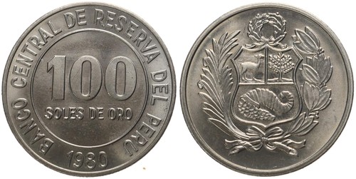 Peru republica peruana 100 - -,