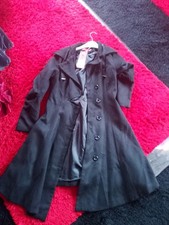 Mantel Trenchcoat Schwarz