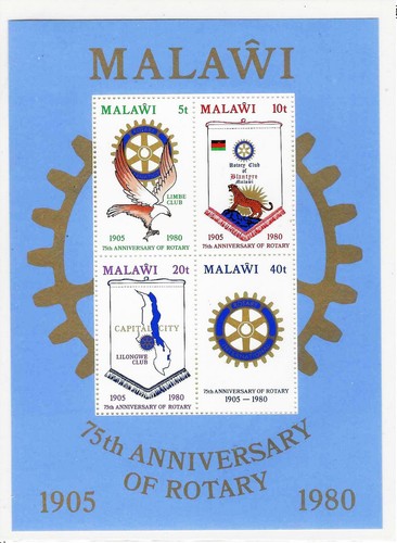 Malawi 1980 rotary - 1980:,
