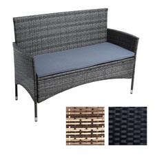 Polyrattan gartenbank rattan - gartenbank,