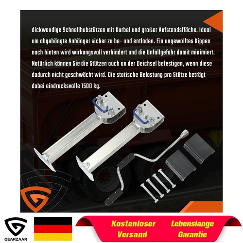 Stützlast für anhänger - für,