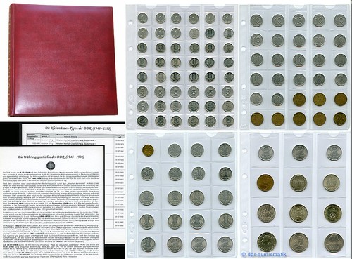 Ddr kursmünzen sammlung - ddr, kursmünzen-sammlung