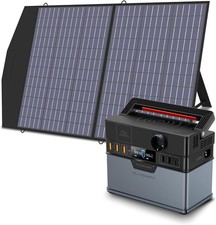ALLPOWERS S300 Generator Set 288Wh mit Solarpanel für Outdoor und Backup