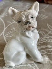 Französische Bulldogge Porzellan Figur Bing & Grondahl #1983 Dänemark