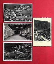 4 x AK OBERHOF in Thüringen 1941 2 Stück Luftbilder Eisenbahn Wandelhalle( 41305