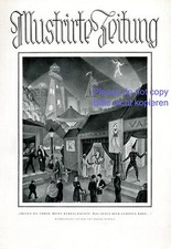Jahrmarktskünstler XL Deutscher Kunstdruck 1929 von Magda Scholz Schlangenbändiger Zirkus +