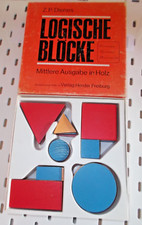 Dienes Logische Blöcke Mittlere Ausgabe in Holz Herder Verlg Freiburg 15001/13