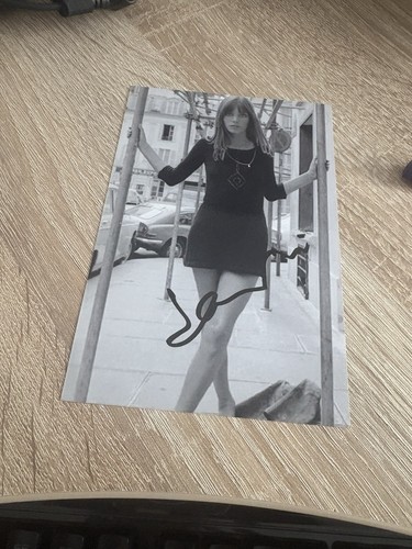 Jane birkin autogramm - jane, signiert