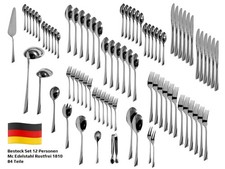 84-teiliges Edelstahl