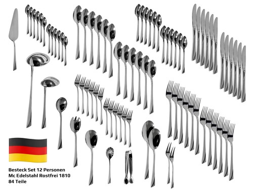Teiliges edelstahl - 84-teiliges,
