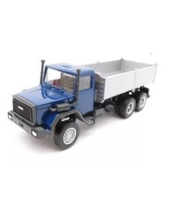 Herpa Iveco Hauber Kipper 3 Achs blau 806024 LKW Baustelle 1:87 H0 Neu
