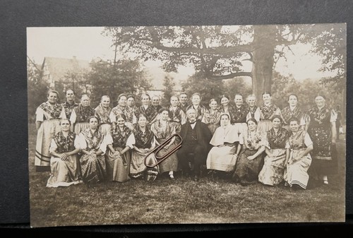Foto postkarte portrait tracht - foto,