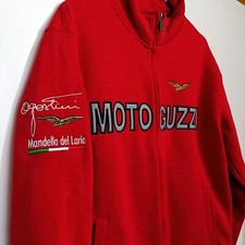 Full ZIP Sweatshirt Rot Moto