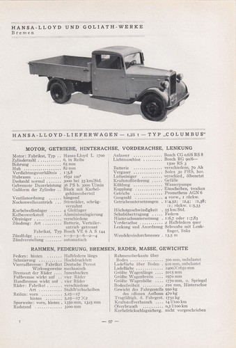 Oldtimer hansa lloyd - lkw, 1.5
