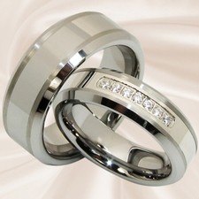 Wolframringe für Trauung