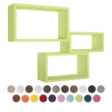 RECHTECKIGER 3ER SET WANDREGAL