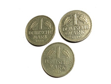 1 DM, 1 DEUTSCHE MARK, 1989