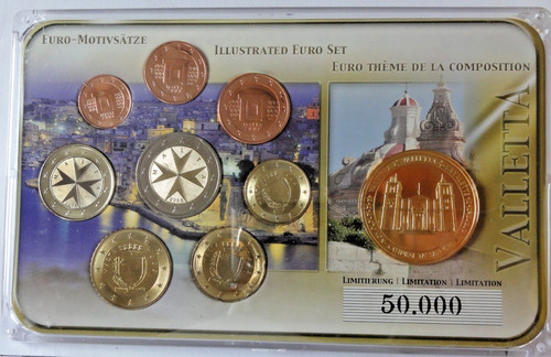 Euro motivsatz valletta - euro-motivsatz, /