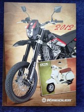 Kreidler Prospekt 2012 Supermoto Street Hiker Galactica Vabene Flory Florett RS