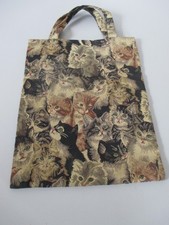 Tasche mit Katzenmotiv, gewebt (0,2 kg)