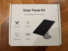 5W Solarpanel für Überwachungskamera mit Micro-USB, DC, Type-C (2 PACK)