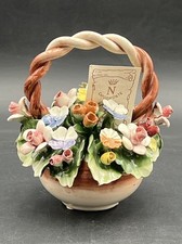 Capodimonte Blümchen Im Korb