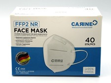 FFP2 CARINE NR Atemschutzmaske 5-lagig 40 Stk einzeln verpackt - Made in Germany