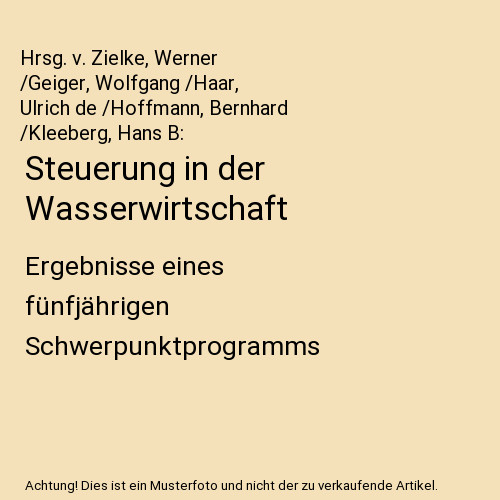 Steuerung der - steuerung, in