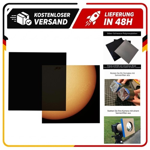 Solarfilterfolie 150x150mm