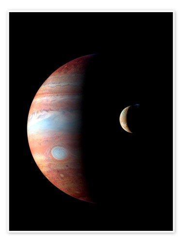 Poster jupiter und sein - poster,