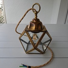 Pendelleuchte Messing, antik