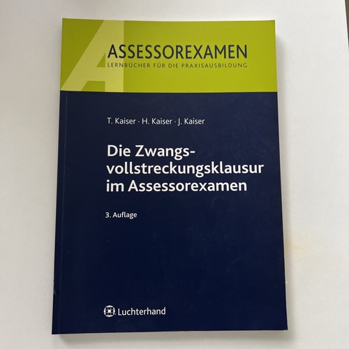 Zwangsvollstreckungsklausur - , im