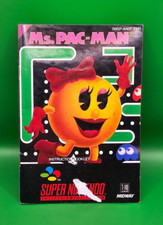 ANLEITUNG - Ms Pac-Man - SNES Spielanleitung Booklet Super Nintendo - PAL #O