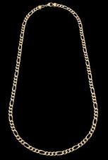 🎁🇮🇹 Figarokette 3,8 mm 585 14K Goldkette 50 cm + Zertifikat