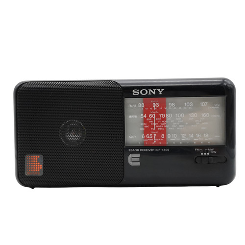 Sony icf 450s radio - sony, 3