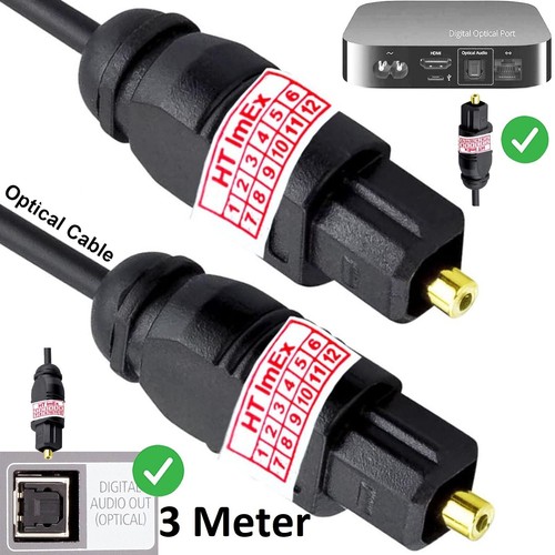 Digital audio toslink kabel - 3m,