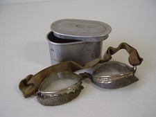 Antike seltene Motorrad Brille