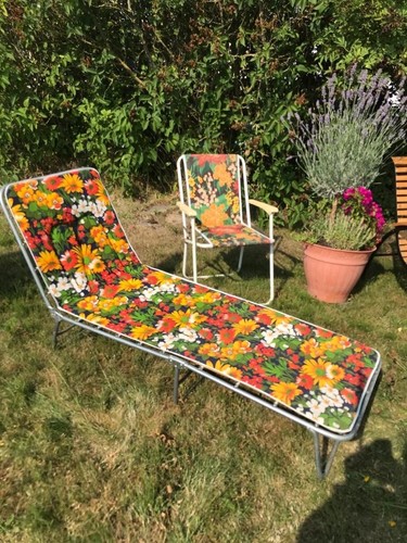Vintage 60er jahre sonnenliege - jahre,
