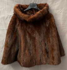 NERZPELZ PONCHO MADE IN ITALY