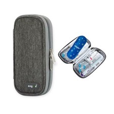 Aufbewahrung Abnehmspritze Kühl Tasche Box Etui inkl. Kühlpad NEU 