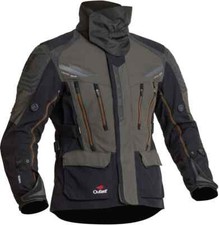 HALVARSSONS Mora schwarz grün Motorradjacke CE AA Hi-Art wasserdicht 56