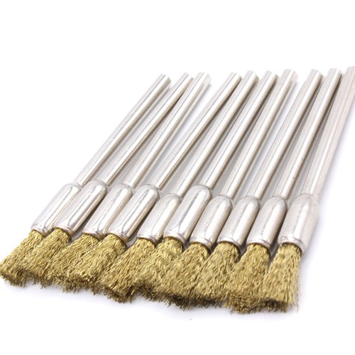 10x messing pinsel topfbürste - messing,