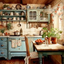 Deko Bild Shabby Chic Vintage