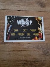 TNEWM78 WERBUNG 5X8 W.A.S.P: OKTOBER/NOVEMBER TOURDATEN