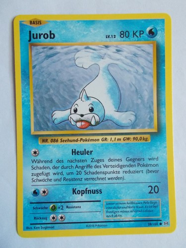 Pokemon karten 108 jurob - pokemon,