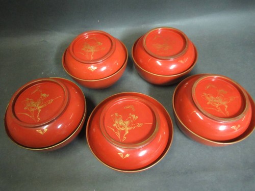 Wajima lack suppenschalen 5er - wajima,