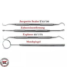 Zahnreinigung Zahnstein Plaque Entferner Mundspiegel Zahnarzt Scaler Werkzeuge