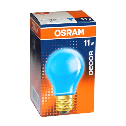 Osram glühbirne 11w blau e27 - glühbirne,