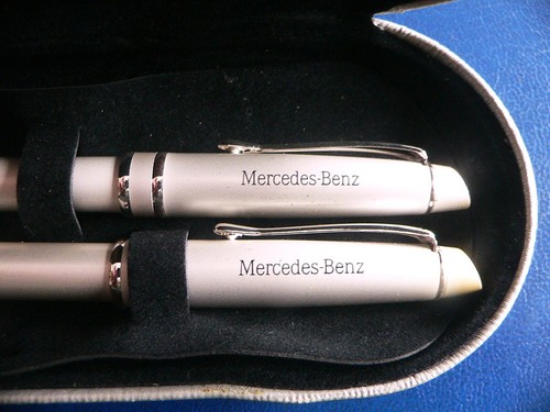 Mercedes schreibset mit etui - ,